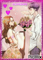 ROMANTIC COUPLE - 無料のアニメーション GIF