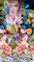 CARLA Une fleur parmi des fleurs 1 - Free animated GIF