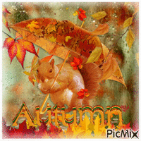 autumn анимированный гифка