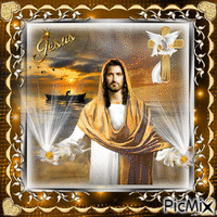 Jésus, Lumière de l'Amour Divin animovaný GIF
