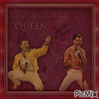 Freddie Mercury animovaný GIF