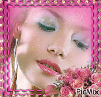 Pink Portrait! - Bezmaksas animēts GIF
