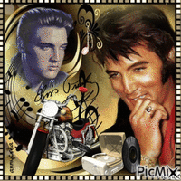 Elvis Presley - Animovaný GIF zadarmo