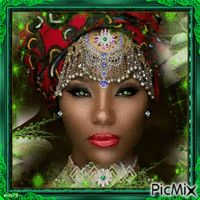 Beauté africaine - Ingyenes animált GIF