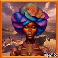 La beauté africaine. - ücretsiz png