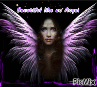 beautiful like an angel - Bezmaksas animēts GIF