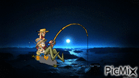 papa pêche!!! - Free animated GIF