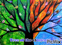 Tree of Element GIF animé