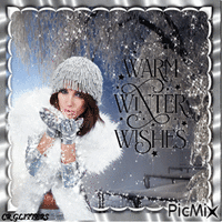 Warm Winter Wishes - GIF animé gratuit