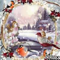 l'hiver - Darmowy animowany GIF