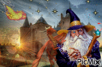 wizard - GIF animado grátis