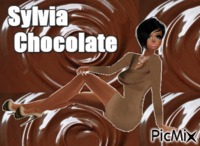 sylvia chocolate - GIF animé gratuit