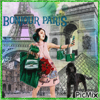 Bonjour Paris - GIF เคลื่อนไหวฟรี