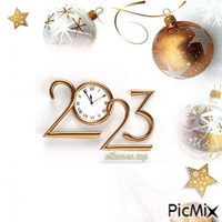 2023-Happy New Year! animerad GIF