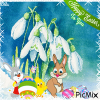 Happy Easter to you GIF animado