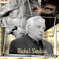 Michel Sardou - GIF animé gratuit