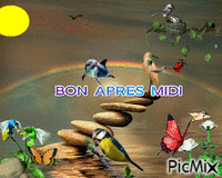 bon apres midi - Безплатен анимиран GIF