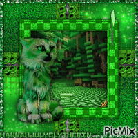 [=]Creeper Cat[=] animuotas GIF