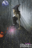 Halloween Witch - Ingyenes animált GIF