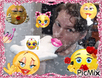 jerma with beautiful woman emoticons
