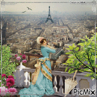 Paris d'hier et d'aujourd'hui par BBM анимиран GIF