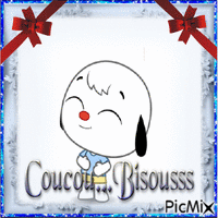 coucou bisou - Безплатен анимиран GIF