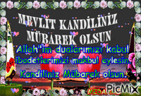 MEVLİT KANDİLİNİZ MÜBAREK OLSUN. - GIF animado gratis