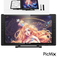 XP-Pen Artist22E Pro 21.5 Inch HD Pen Display Monitor - GIF เคลื่อนไหวฟรี