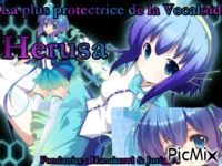 Vocaloid Herusa - GIF animé gratuit