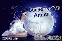 buona notte - Бесплатный анимированный гифка
