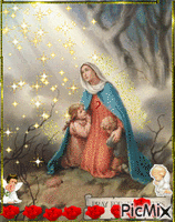 Virgen  María - Ilmainen animoitu GIF