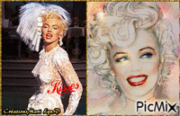MARILYN/MARY/KISS FOR YOU 动画 GIF