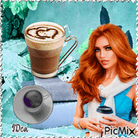 Café  et cappuccino Animated GIF