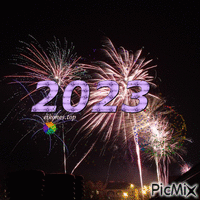 Happy New Year 2023! animovaný GIF