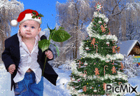 Деда Мороза ждем - GIF animasi gratis