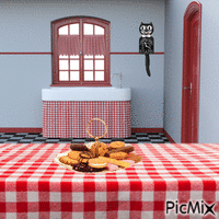 Plate of cookies animovaný GIF