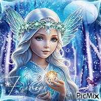 Fantaisie de fée en hiver / concours - GIF animado gratis