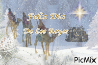 Reyes Magos - GIF animado grátis