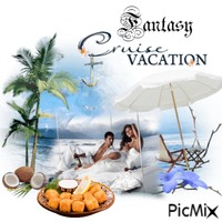 Fantasy Cruise Vacation animovaný GIF