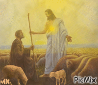 Diálogo de pastores animovaný GIF