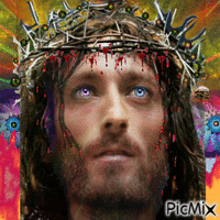 Gesù Volto Santo Immolato animált GIF