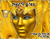 Mardi gras animovaný GIF