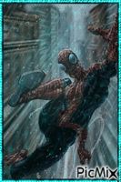 Spider man animovaný GIF