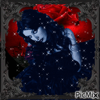 gothic lady - 免费动画 GIF