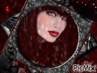 Femme sombre - GIF animé gratuit