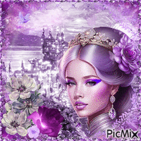 ♡BEAUTY ALSO COMES IN PURPLE ♡ - Free animated GIF