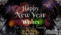 Happy New Year 2020 - GIF animado gratis