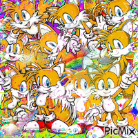 Tails the fox - Free animated GIF