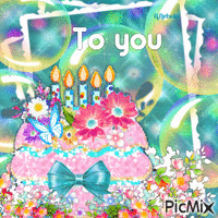 Happy Birthday To You анимирани ГИФ