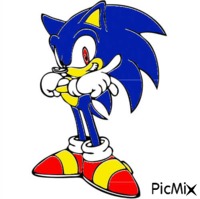 Sonic en vampire - Bezmaksas animēts GIF